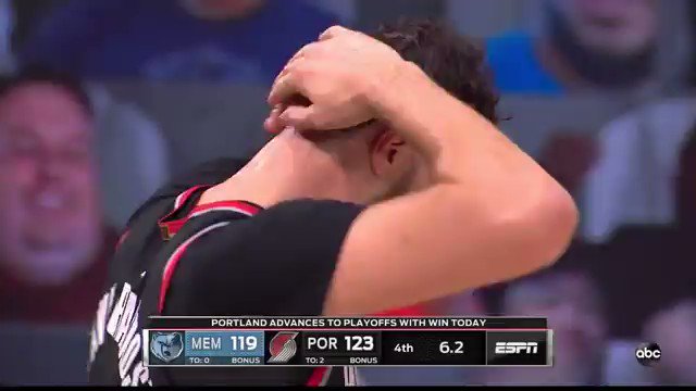 RT @jackfrank_jjf: 21-21-6-2-2 with a heavy heart. Hell of a performance for Jusuf Nurkic. https://t.co/crrlVlACcZ