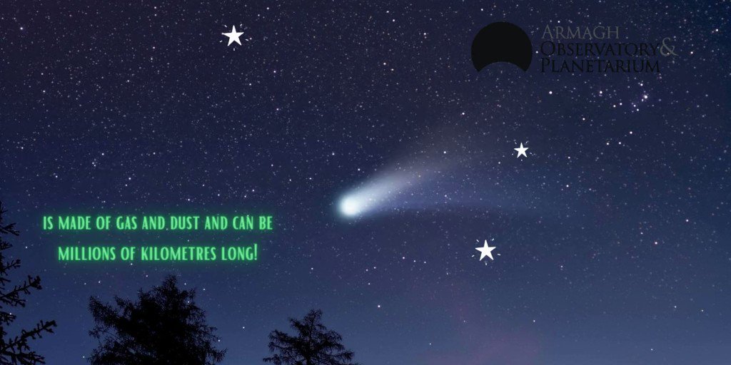 Did you know a comet can have more than one tail?
#ScienceUnlocked #ScienceCentresForOurFuture #Armagh #Comet https://t.co/ju9OB46UlY