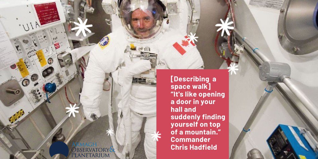 Could you imagine stepping into space for the first time?!
#ChrisHadfield #ScienceUnlocked #PlaceForSpace https://t.co/tX0ywbQNNe