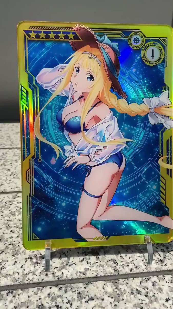 在庫限り】SAO ARCADE波打ち際の彩 アリス(覚醒前後)ホロカード