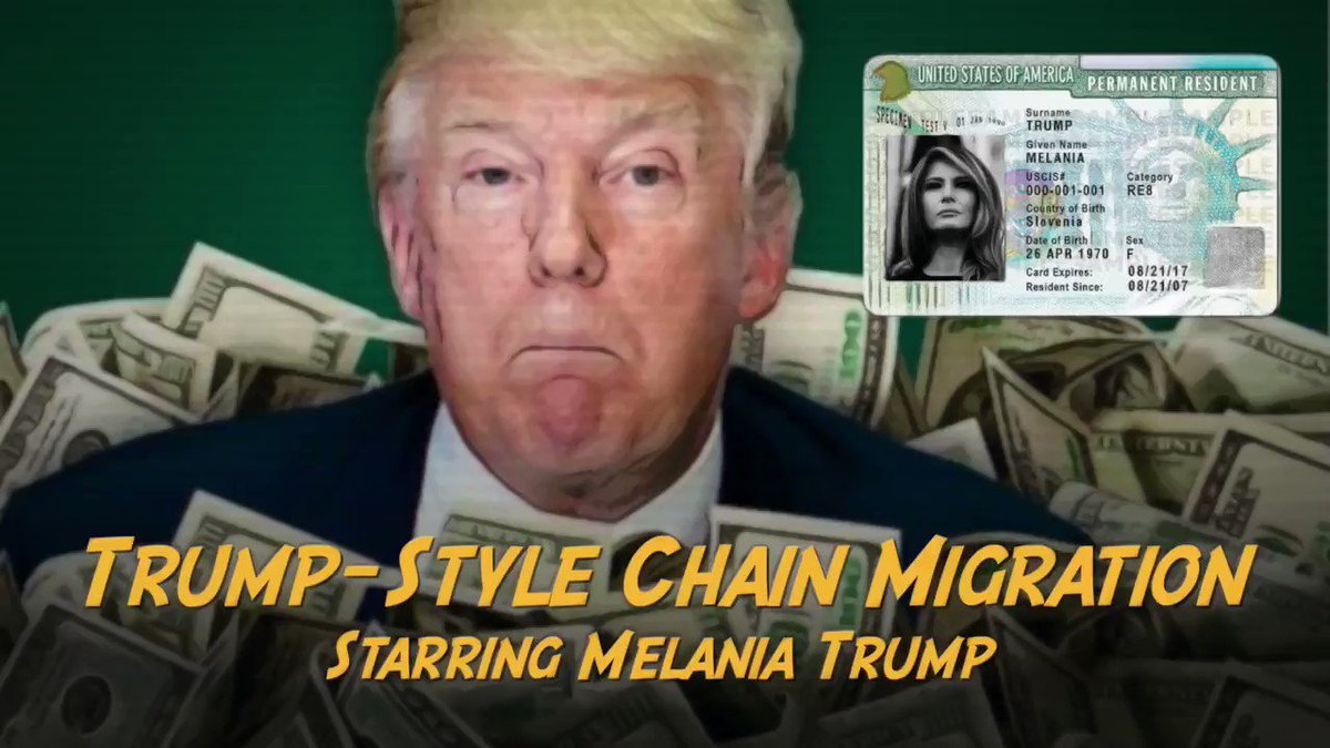 Melania Trump took advantage of the same policies her husband publicly opposed to benefit herself and her family. She also pushed racist birther conspiracy theories about President Obama. Never forget who she is. #MelaniaUsedChainMigration from @donwinslow
https://t.co/Dn7QC9yEhf