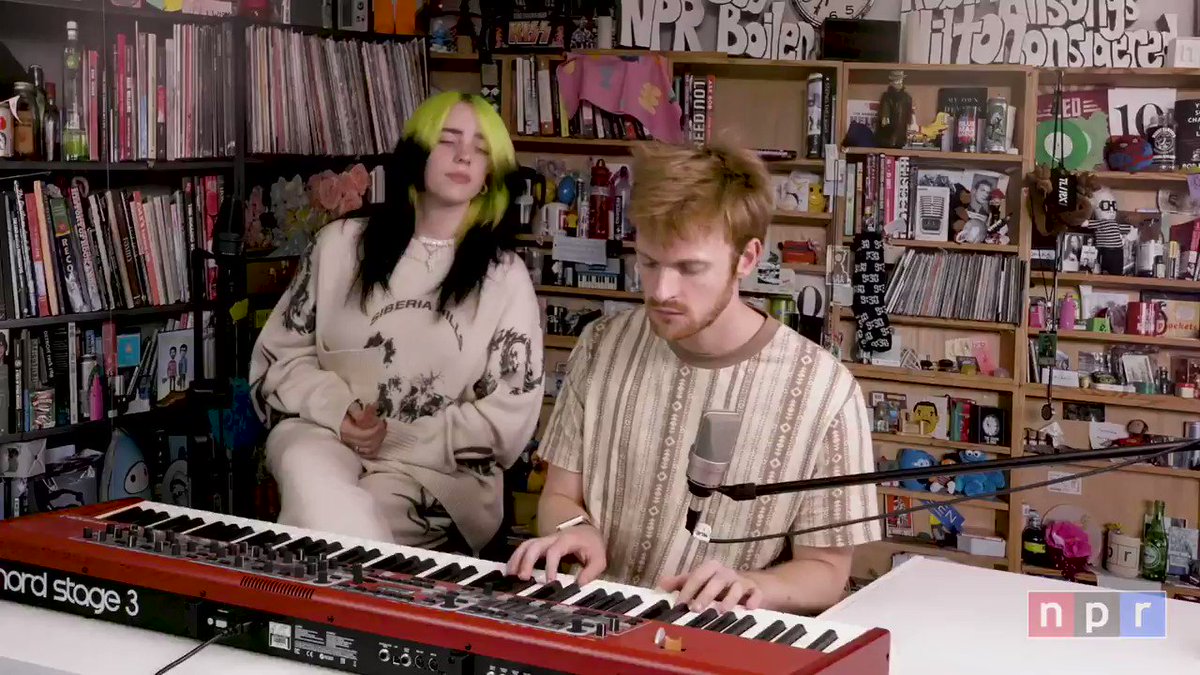 Watch Billie’s @nprmusic Tiny Desk concert from home featuring performances of “my future” and “everything i wanted”. https://t.co/ytTC1t7kfS https://t.co/rJd8Sy59n8