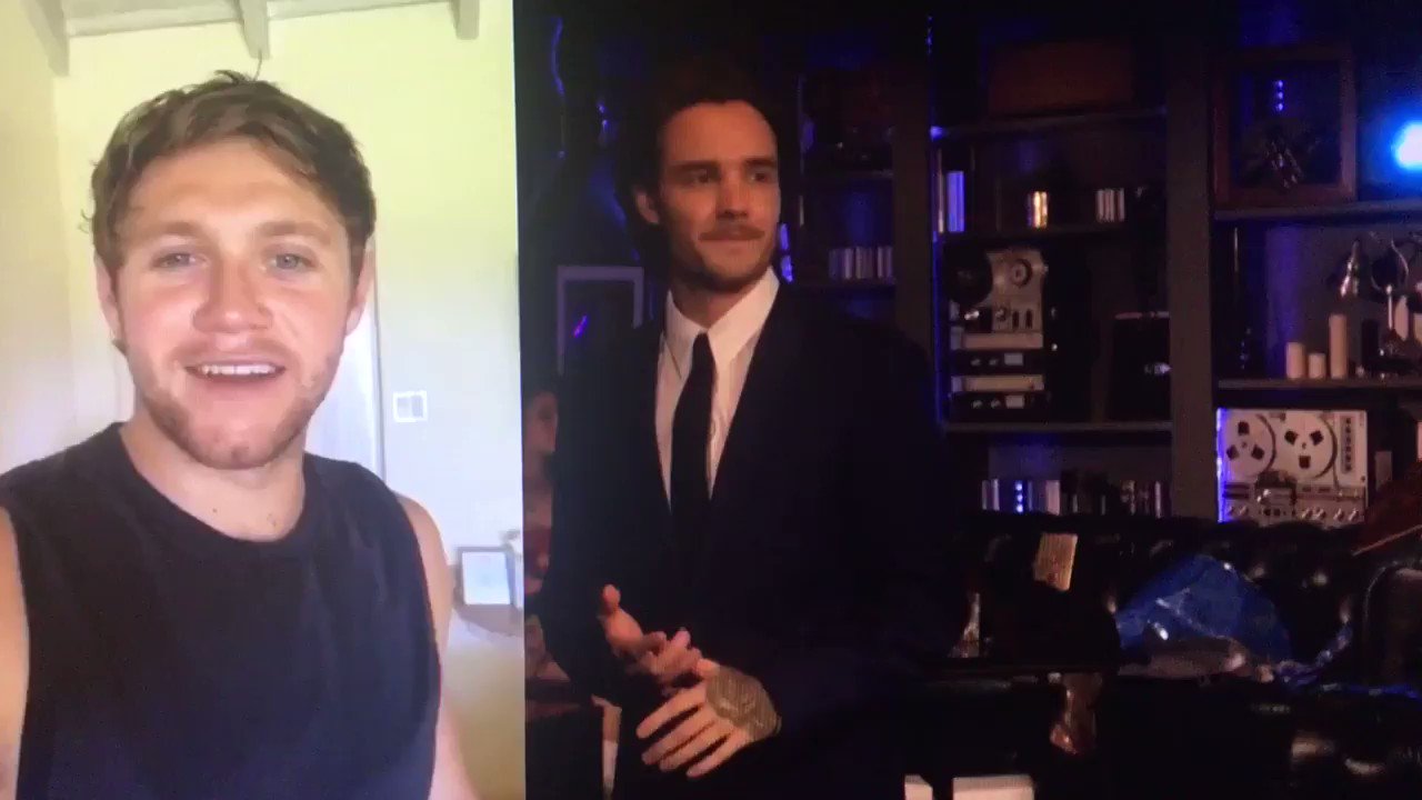 Niall greeting Liam Payne a happy birthday on Liam s virtual concert today. August 29, 2020 