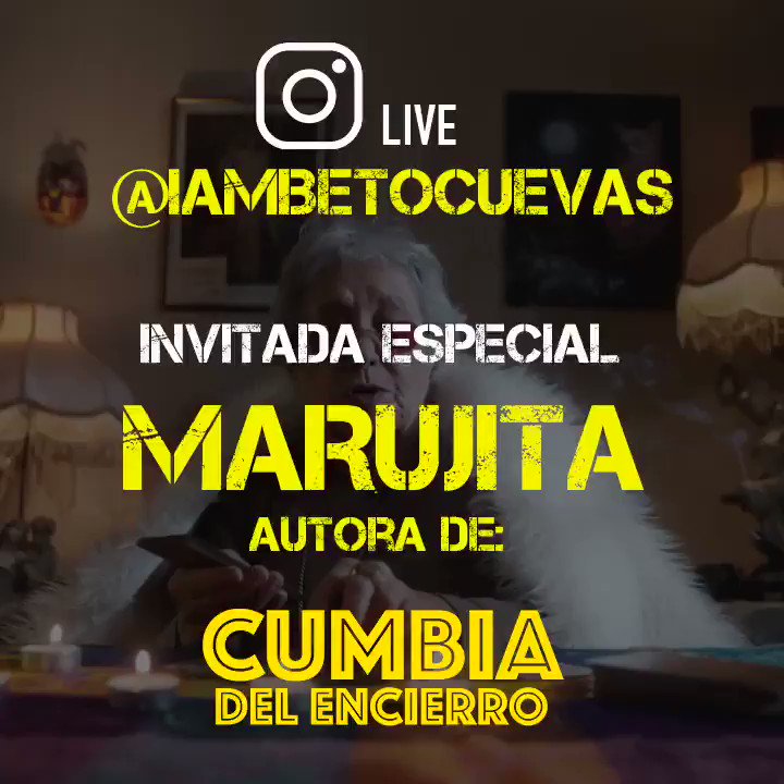 Llega a este #MartesDeEntrevistasConBeto la sensación del momento... 💥 ¡Marujita! 💥 Autora de #CumbiaDelEncierro 🎶 #BetoCuevas #IGLive #EnVivo 👉🏼 https://t.co/t5rlto38qO https://t.co/F7zrmLADud