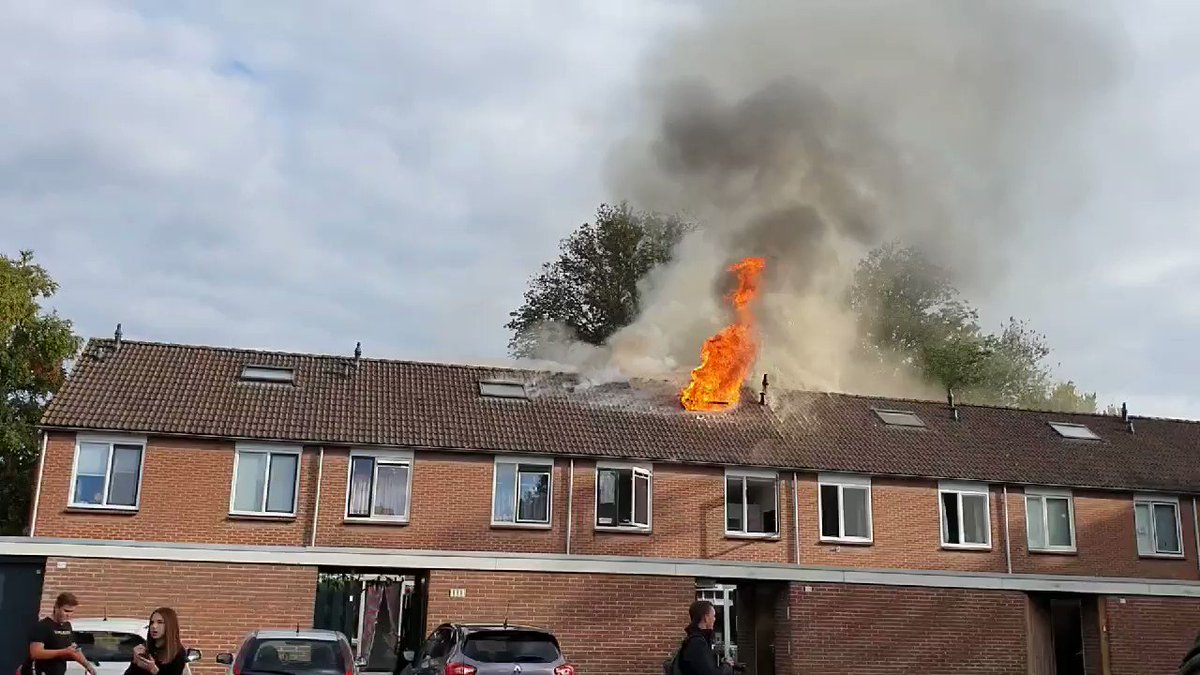 Melding brandweer Kruizemuntstraat Apeldoorn