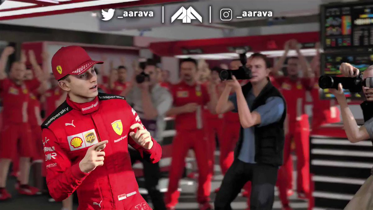Leclerc heading back to the garage after successfully qualifying ahead of all other cars with a Ferrari power unit https://t.co/cOV057trHs
