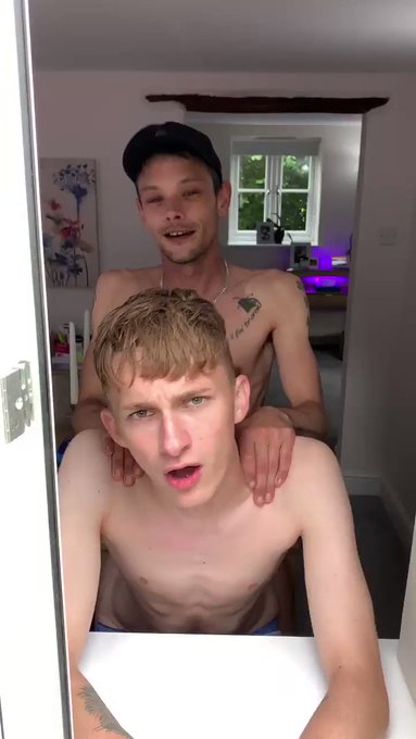 This boy just loves a bareback dick up his tight hole! Just look at that smile on his face as I unload