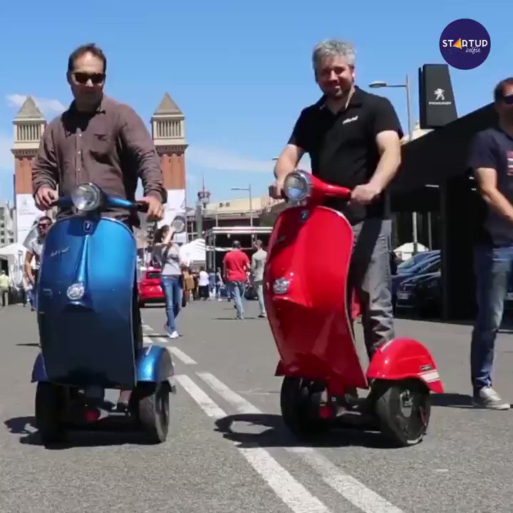 The self-balancing Z-Scooter is a Segway/scooter hybrid
