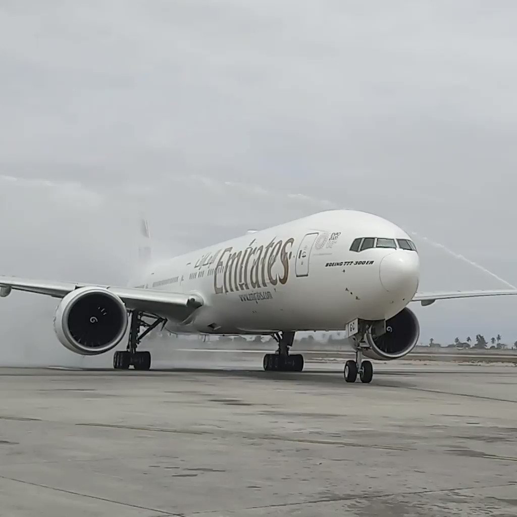 Bonjour, Abidjan! We received a warm welcome on our return to Ivory Coast. Emirates is now connecting 13 passenger destinations in Africa to the rest of the world via @DXB.
#FlyEmiratesFlyBetter #Above_The_Clouds https://t.co/PCg1xEnvP7