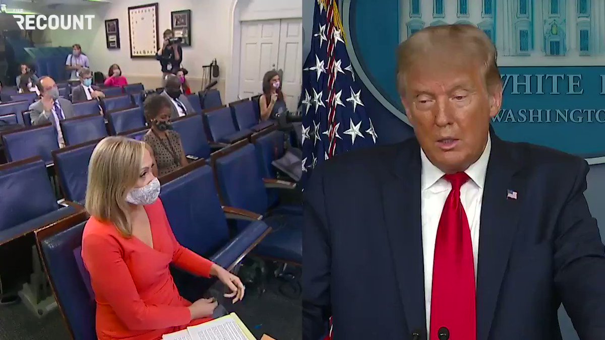 "Why did you lie to the American people and why should we trust what you have to say now?"
- @jonkarl to Trump on actively downplaying the severity of the COVID pandemic in the early months which resulted in the deaths of nearly 200,000 Americans https://t.co/us8ufBl04o