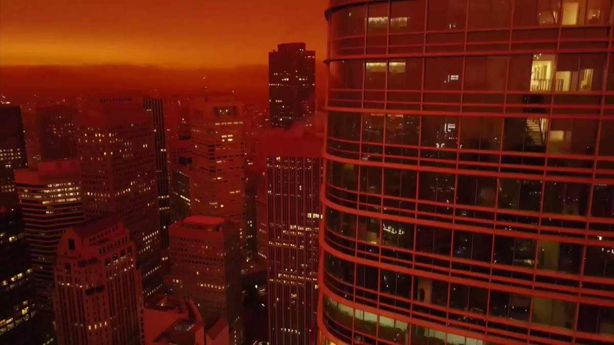 A redditor took drone footage of yesterday's hellish atmosphere in San Francisco and set it to Blade Runner 2049's musical score.
https://t.co/AzzucKhDo6 via r/woahdude https://t.co/xYieynXvn2