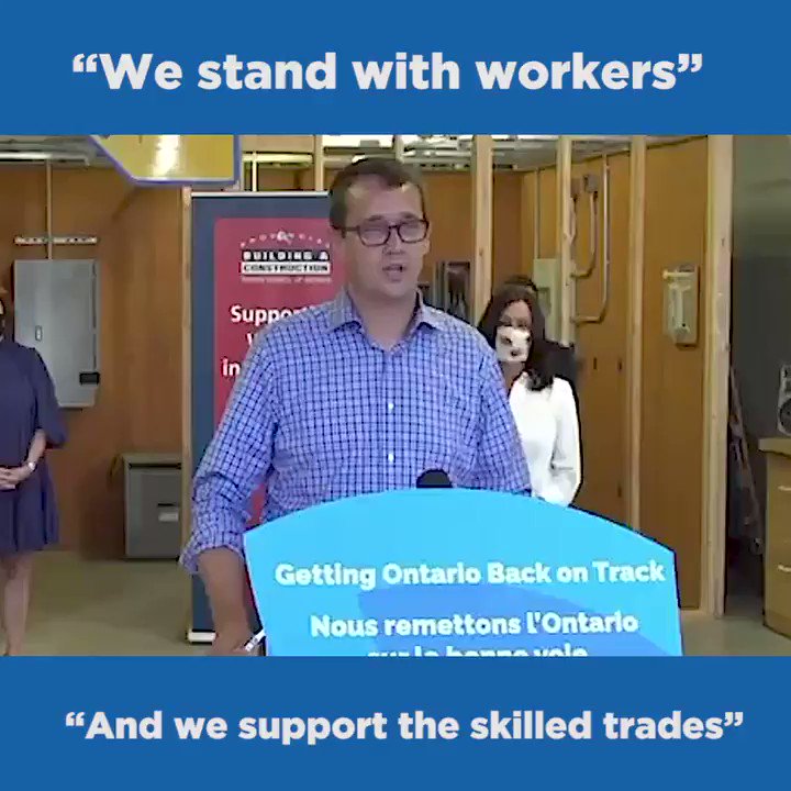 Monte McNaughton (@MonteMcNaughton) on Twitter photo 2020-09-14 11:40:00 Our government is committed to working with labour. Together, weve been able to accomplish so much. 🚀Our collective mission: Get more people in the #SkilledTrades👷🏽 Our government is committed to working with labour. Together, weve been able to accomplish so much. 🚀Our collective mission: Get more people in the #SkilledTrades👷🏽