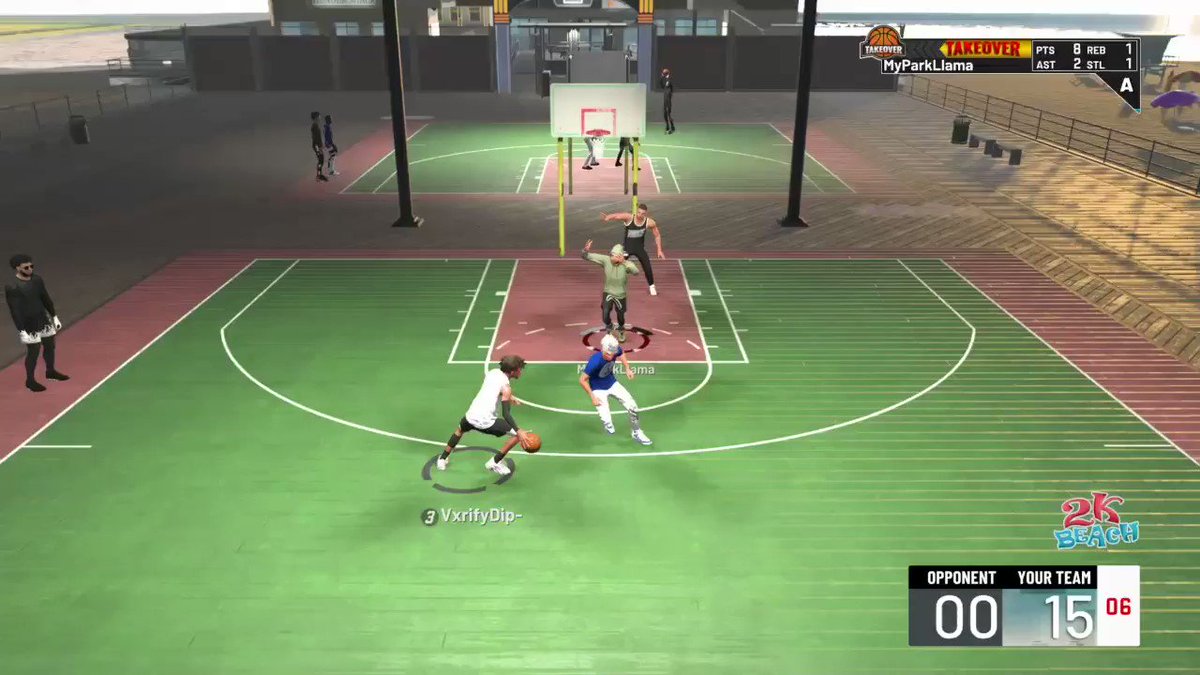 Llama likes lobs, don't get caught in traffic #2kTVWOW #NBATwitter #NBATogether #NBA2k21 #2kCommunity #LobCity https://t.co/KwIIXaJARp