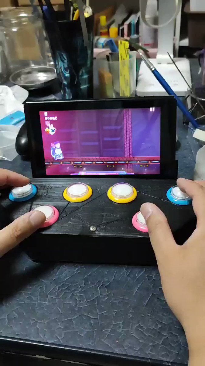 Muse Controller MuseDash アケコン Switch Switch用にMuse Dashのコントローラー作ったよ :) : r/MuseDash