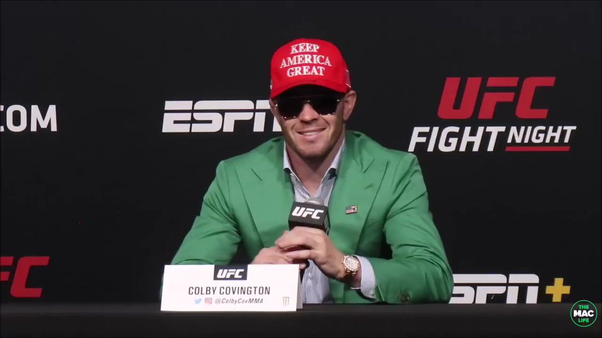 Colby Covington on Tyron Woodley and Jorge Masvidal training together π
#UFCVegas11 https://t.co/CyCLUJE2Wj