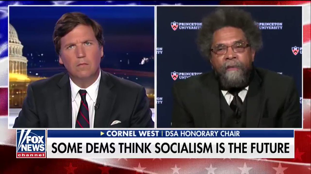 Tucker Carlson finally met Jesus, turns out it was Cornel West the entire time. https://t.co/grNTEKr8os