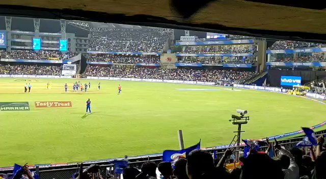 Though I am super excited for #IPL2020, but what I miss is roaring for #MI from the stands.
#MIvsCSK has always been a stellar game and today is that day.
Go @mipaltan go π https://t.co/w3L49jJILx