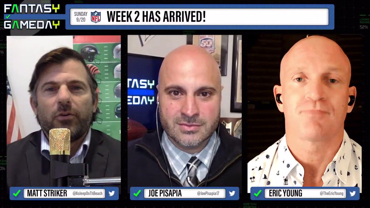 #ICYMI @AsleepOnThBeach @JoePisapia17 and @TheEricYoung tell you why Derrick Henry needs to be in your #fantasyfootball lineup this week and every week on #FantasyGameday!
See all clips and the full episode on this playlist: https://t.co/cFbFAzJD19 https://t.co/djFAL5pFLF