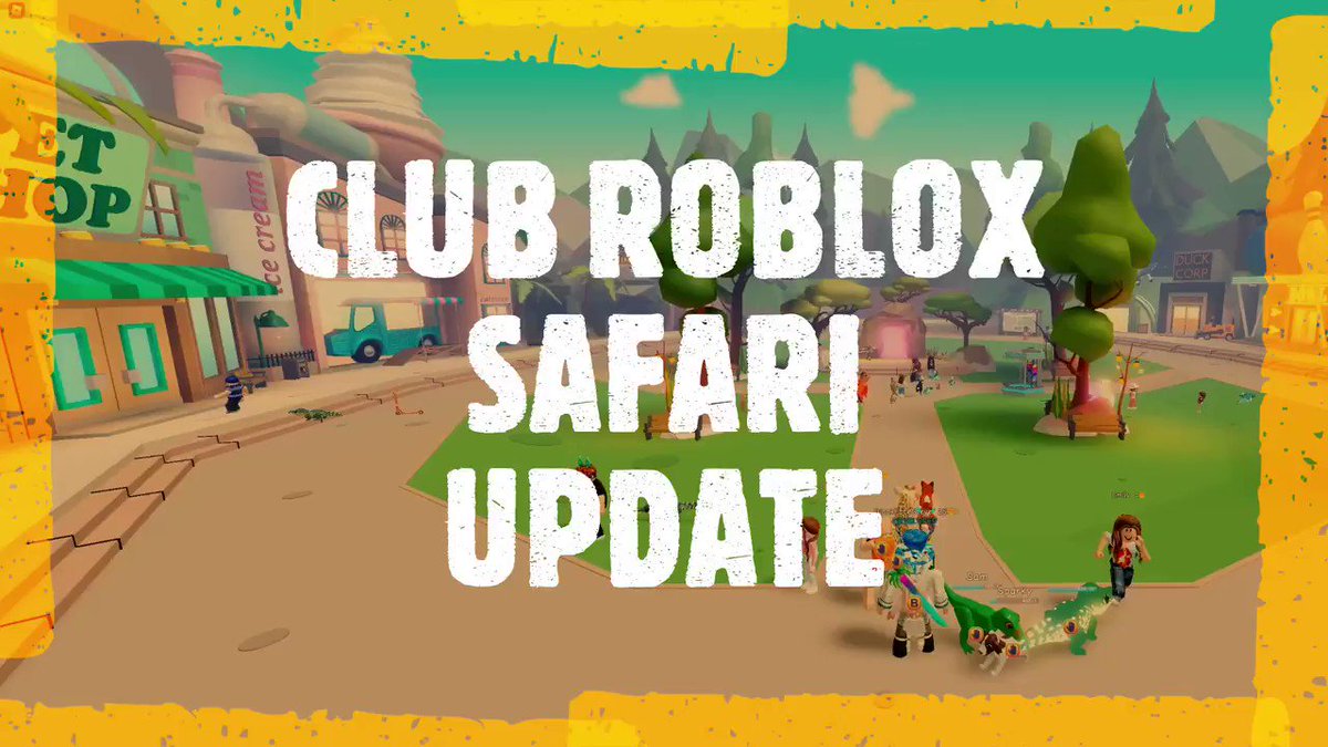 Block Evolution Studios sur Twitter : "🦒 SAFARI UPDATE The Club Roblox safari update is now live! Send us a screenshot of your favourite pets below! Play now @ https://t.co/sd3yj6x8tT #