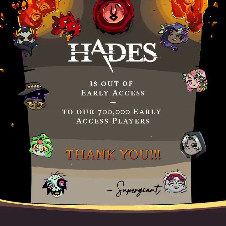 Продажи Hades превысили миллион копий