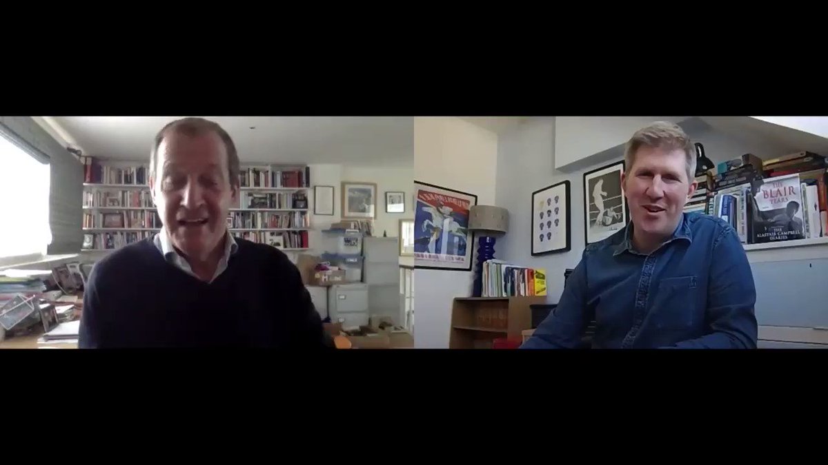 Thoroughly enjoyed this chat. We even came up with a new idea for the workplace - daily marks out of ten for ‘how I feel physically, how I feel mentally’ - which enlightened bosses and workforces could use to their benefit