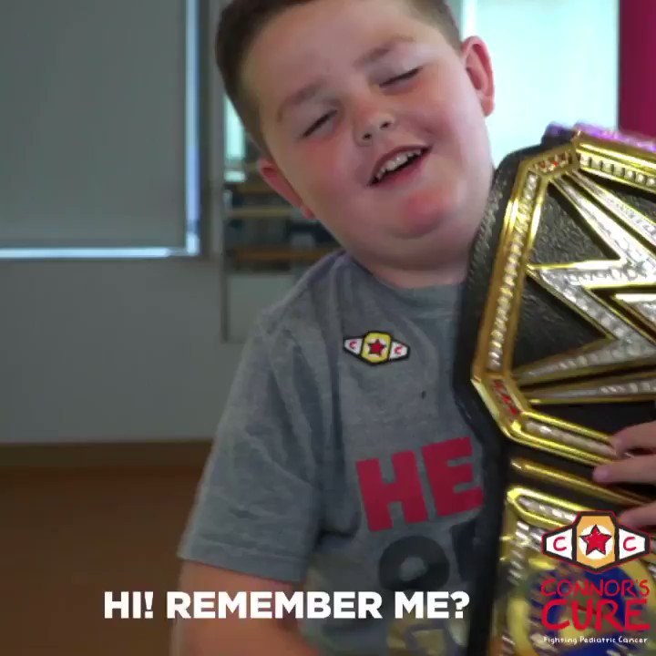 “Superman” Jimmy has been battling cancer, & winning, since he was 4 months old. Jimmy & his family live life to the fullest every day & he has never stopped dancing! Pls join @WWE in supporting @ConnorsCure & @TheVFoundation & support tomorrow’s Superstars like Jimmy, today. https://t.co/eh8xGHaals