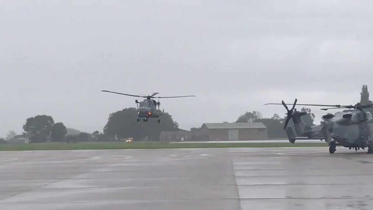 RNAS Yeovilton (@RNASYeovilton) on Twitter photo 2020-09-23 15:35:24 Rain cannot dampen spirits today as we welcome home 214 Flight. The Wildcat Flight return home to @815NAS after 6+ months embarked @hms_argyll in the Gulf. #flynavy 🚁⚓️ @CdreGriff @MartinJConnell @RoyalNavy @825NAS Rain cannot dampen spirits today as we welcome home 214 Flight. The Wildcat Flight return home to @815NAS after 6+ months embarked @hms_argyll in the Gulf. #flynavy 🚁⚓️ @CdreGriff @MartinJConnell @RoyalNavy @825NAS