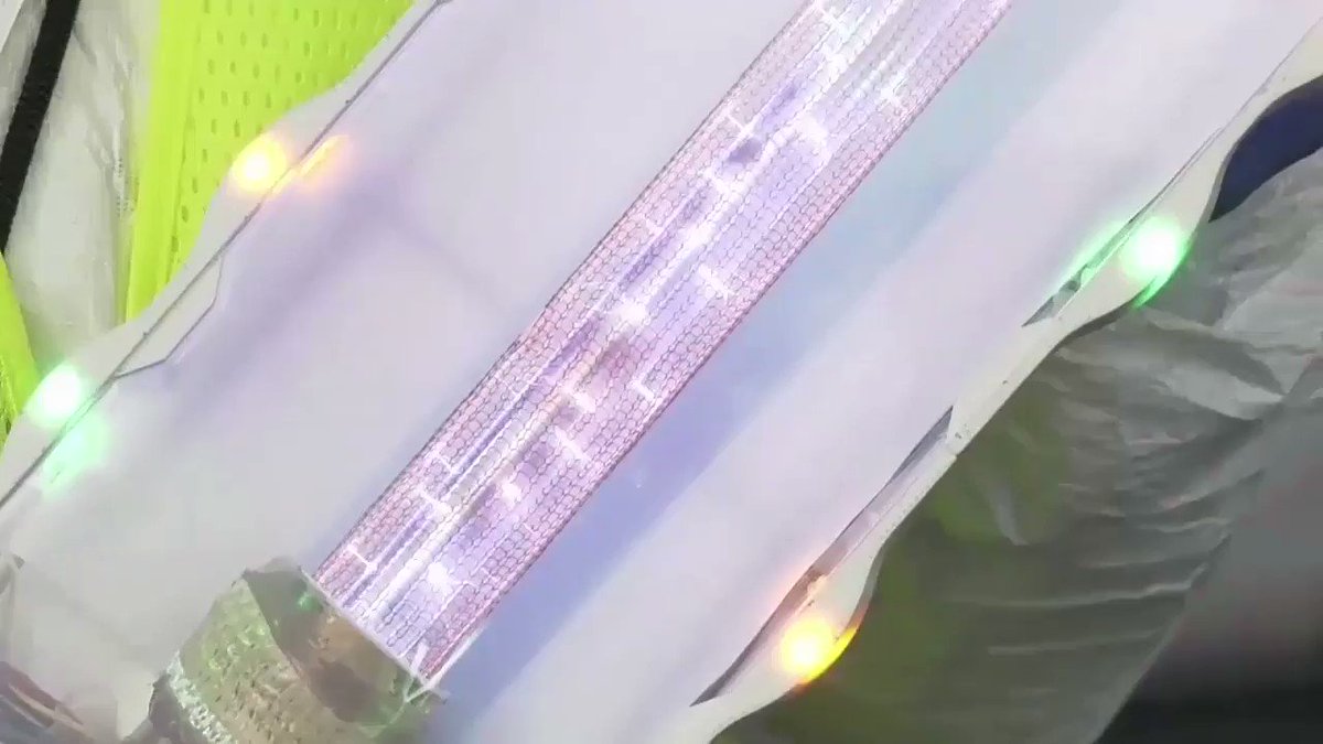 The ultraviolet wand, developed by our engineers, can more effectively disinfect the inside of an airplane.
Check out the latest invention in action. https://t.co/ahhhG4yNjd