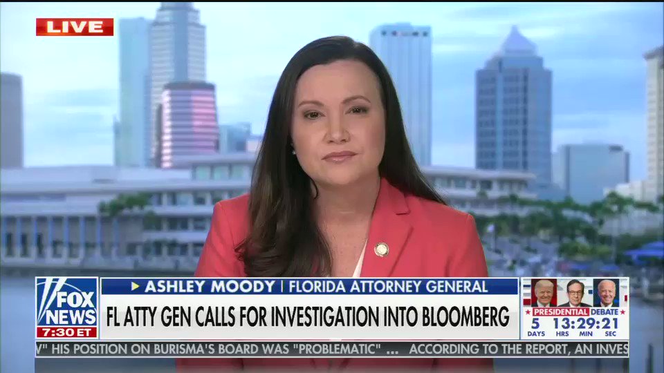 On Fox & Friends, the Florida Attorney General accuses Michael Bloomberg of breaking election law by paying former felons' court fines & restitutions, so they can regain their voting rights. The state of Florida has consistently fought to keep ex-felons disenfranchised. https://t.co/54DDeJ9C4M