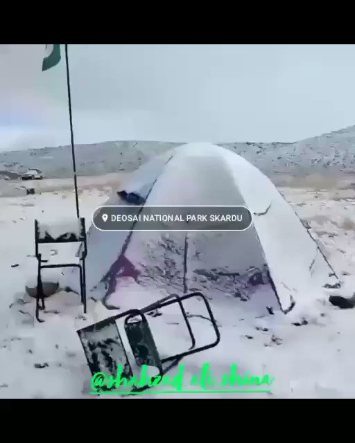 Show falling in the world heigest platue #NationalParks #deosi #skardu #gilgit #baltistan https://t.co/yWcvggVvSk
