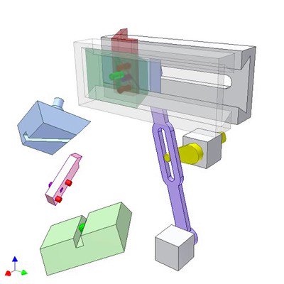 Three Slider Mechanism