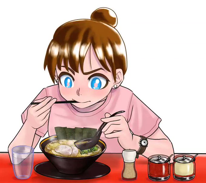 家系ラーメンのtwitterイラスト検索結果