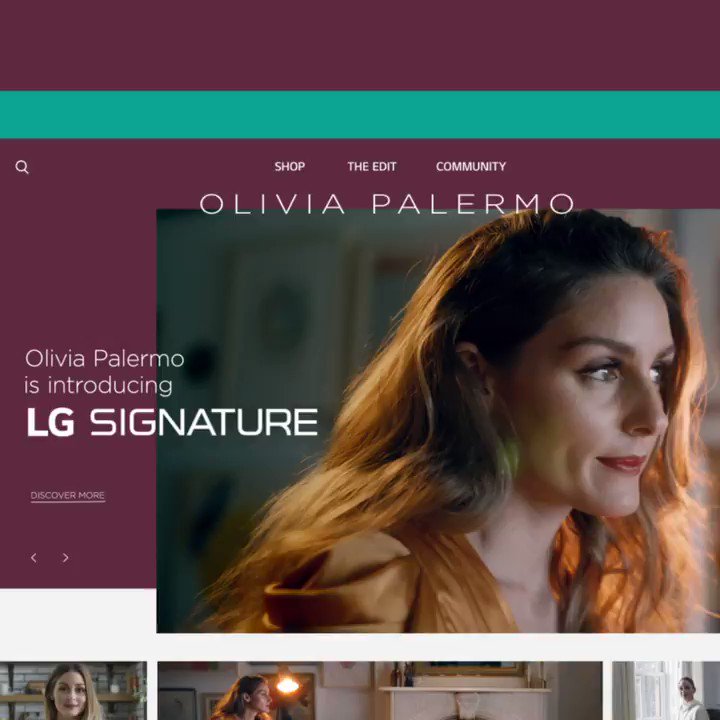 Introducing my new partnership with @LG_SIGNATURE! #LGSIGNATURE #LGSIGNATURExOlivia https://t.co/4bWSOSNtvB