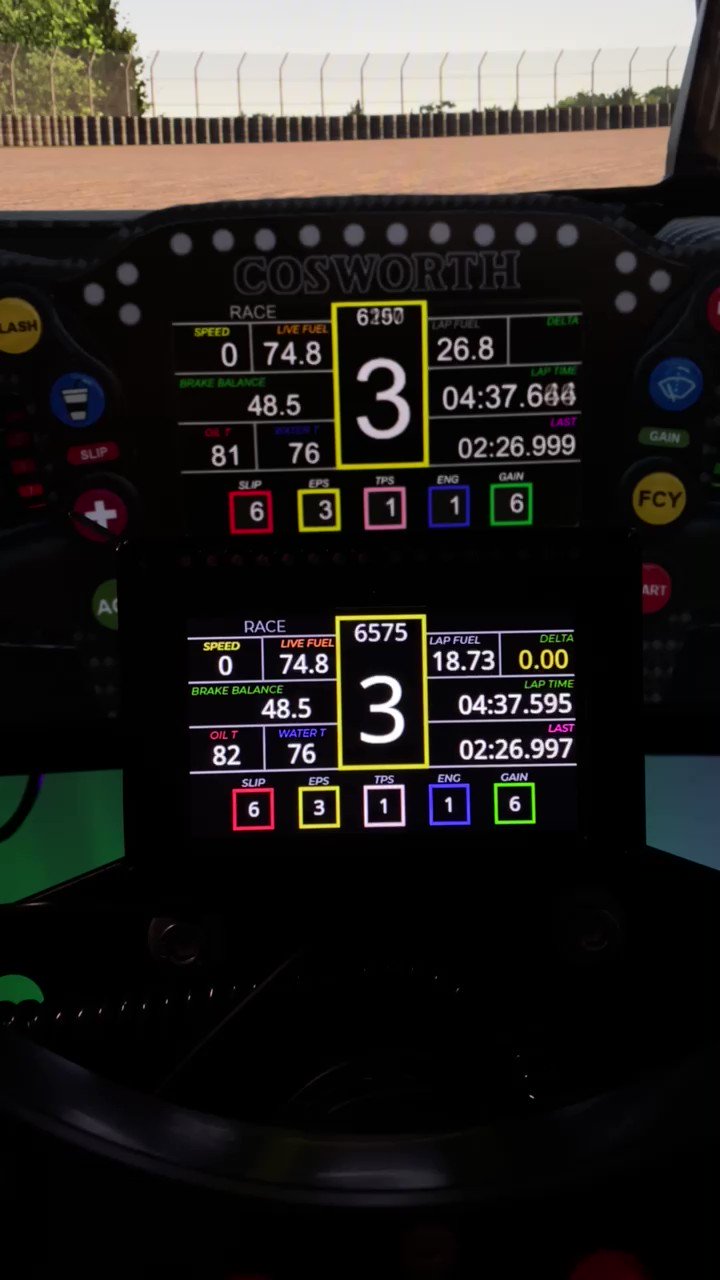 Dan Suzuki on Twitter "Did a little LMP2 Dashboard Replica with a precise fuel calculator