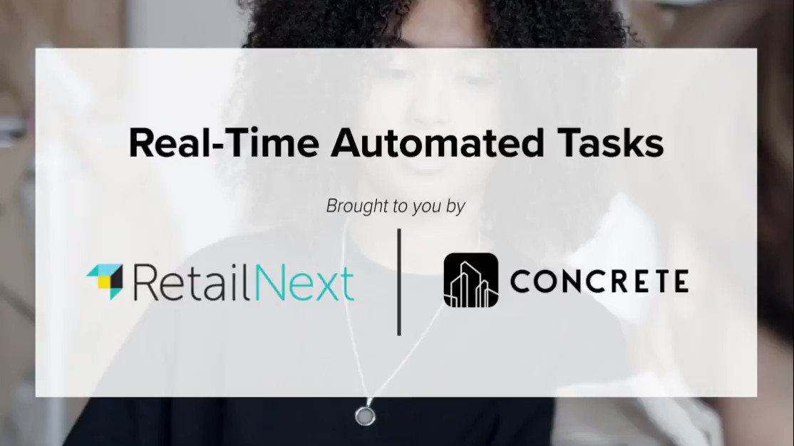 Another exciting partnership with @Concrete (https://t.co/ohcH3Eoxae)! Give sales associates the right tools to respond in-real time to #occupancy thresholds, promotional insights and store changes.
Learn more here ----> https://t.co/DjooUI94jW https://t.co/f9a3ElVzKZ