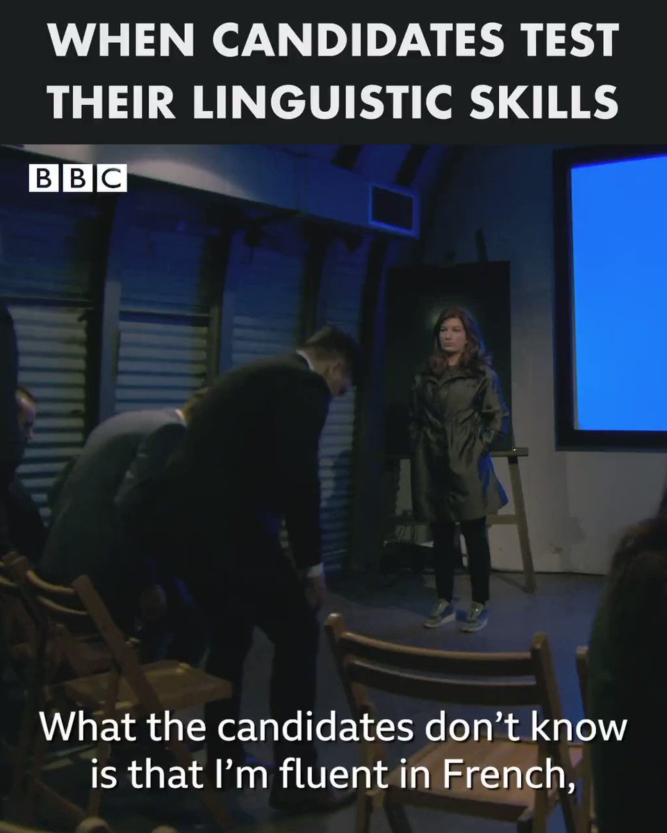 You know it’s desperate times when you have to mime a chicken.
The Apprentice Best Bits | Streaming Now | @BBCiPlayer https://t.co/LPMWRfXI2Q