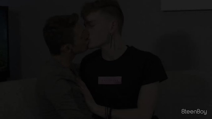 ICYMI: Hung pals Spencer and Garrett curl up in a kiss that quickly leads to a burning blaze of boy sex