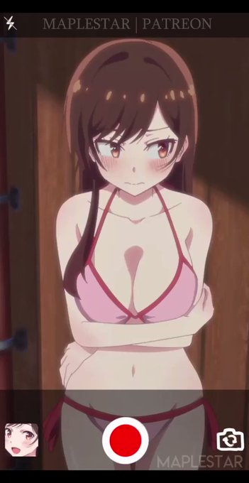 Mizuhara giving a peek in public! 😳👙💦 Love the show and adore the manga If everyone would like to see<a href="/tag/rentalgirlfriend"class="tags"><span>#rentalgirlfriend</span></a><a href="/tag/%E3%81%8B%E3%81%AE%E3%81%8B%E3%82%8A%E5%B1%95"class="tags"><span>#かのかり展</span></a>