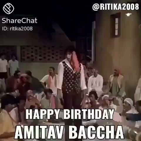 Happy Birthday AMITABH BACHCHAN SIR                