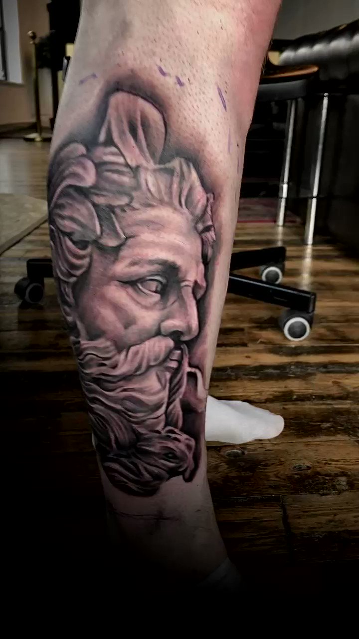 Greek God Poseidon Tattoo  Ace Tattooz