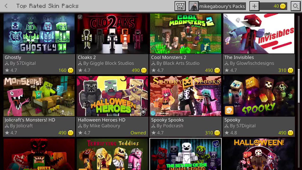 ghosts & gameboys™️ (@mikegaboury) on Twitter photo 2020-10-18 20:02:24 Anniversary update adds 4 new skins to my Halloween Heroes @Minecraft skin pack! -Vamp -Mad Scientist -Frankie -Witch Check it out here: minecraft.net/en-us/pdp?id=9… Anniversary update adds 4 new skins to my Halloween Heroes @Minecraft skin pack! -Vamp -Mad Scientist -Frankie -Witch Check it out here: minecraft.net/en-us/pdp?id=9…