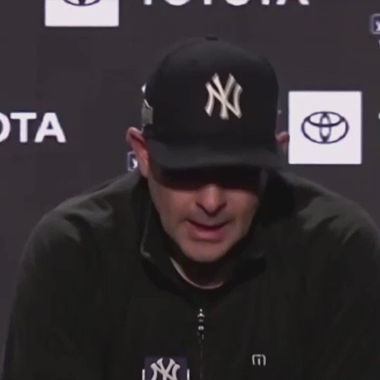 "It's important to note how close we are to being the last team standing"
Aaron Boone feels the Yankees are on the cusp of winning a World Series: https://t.co/ZhgwCpMWki