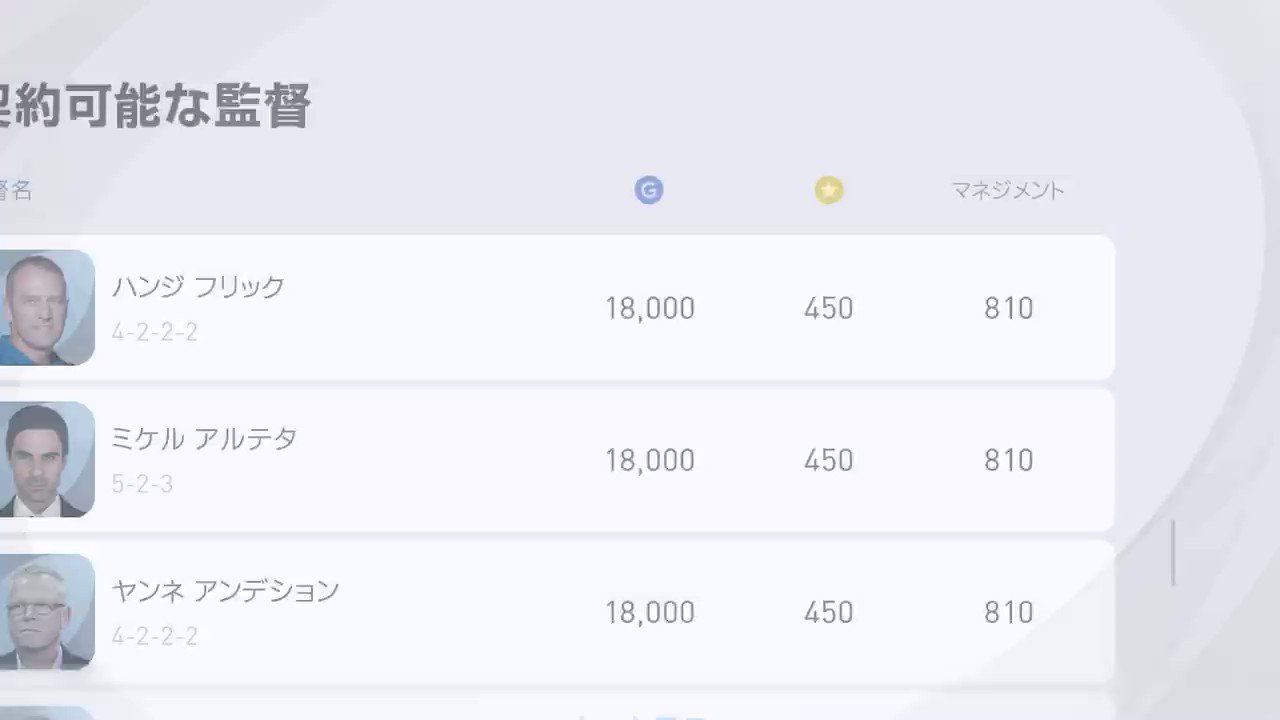 エデン チコリー 監督リストno 2 810ミケルアルテタ監督 ウイイレ ウイイレアプリ21 T Co Xdylpfmg6p Twitter