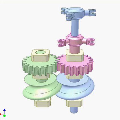 Drive for Coaxial Propellers