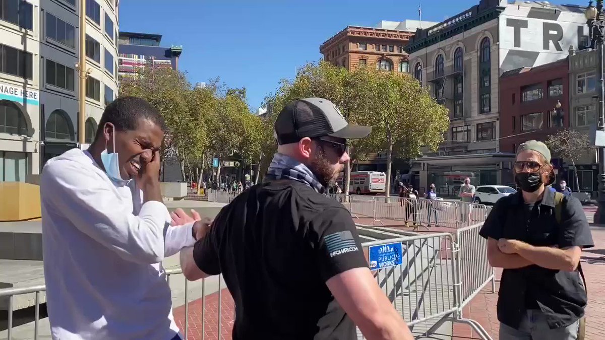 San Francisco: Antifa physically assaulted a black man today while calling him the βnβ word
Causing him to flee the area
https://t.co/v5tYJFIACL