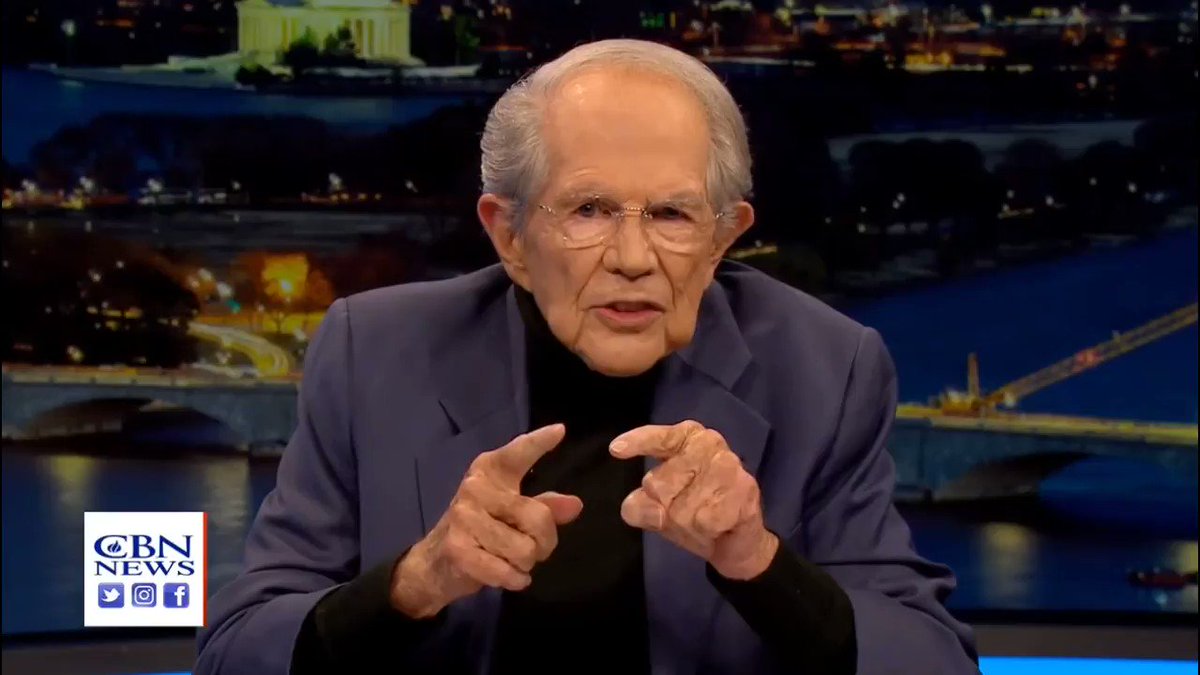 Pat Robertson reports that he has been told by God that Trump will win reelection ... and it will bring about the beginning of the End Times. https://t.co/mH5ERpBFCs https://t.co/8WcYGxR3eO