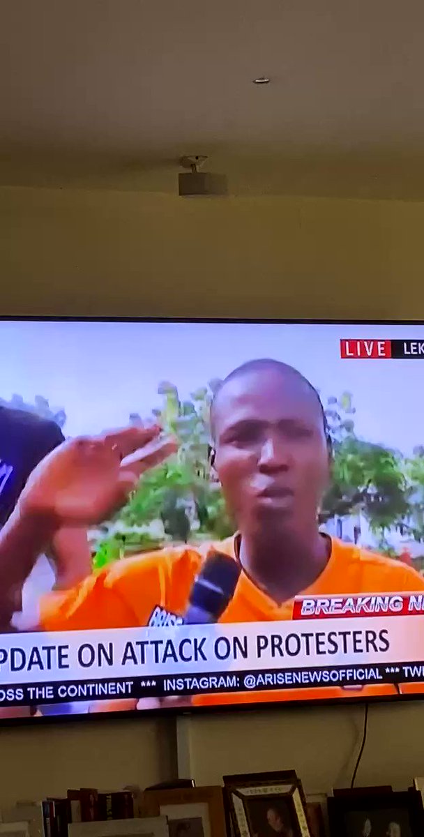 A Protester that escaped last night massacre is explaining what happened on Arise TV.
We can let this go viral !!
#EndSARSΒ #LekkiMassacre
https://t.co/XPk690zDSn