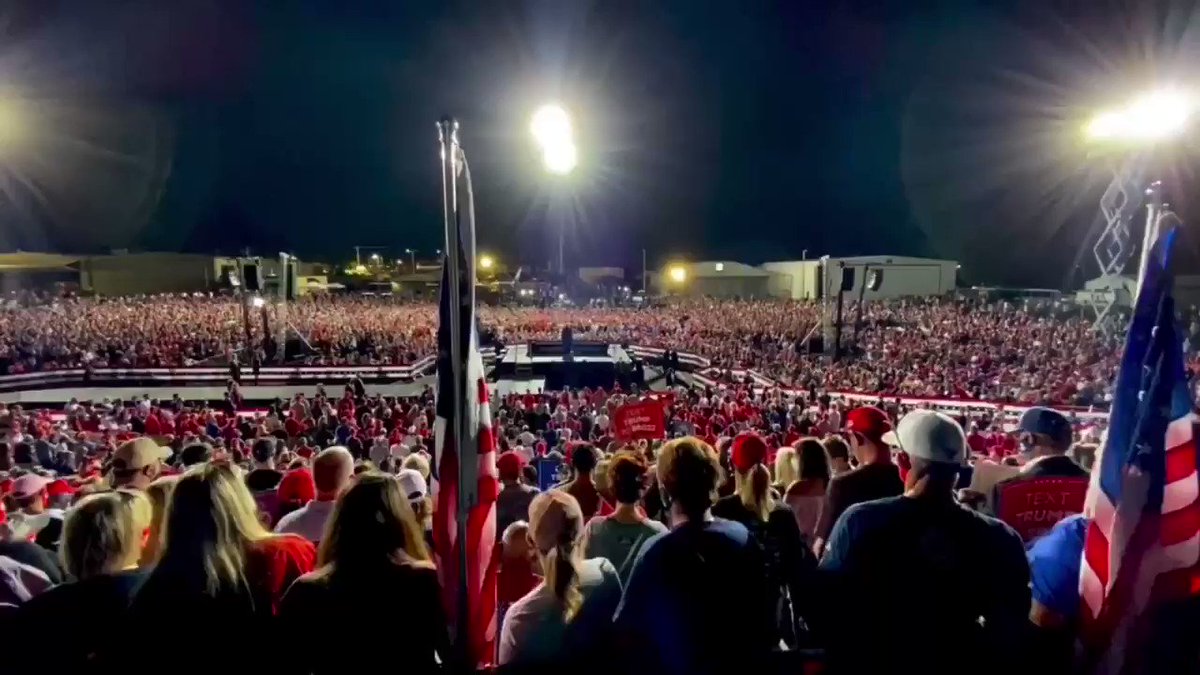 I am not just running against Biden, I am running against the Corrupt Media, the Big Tech Giants, and the Washington Swamp. It is time to send a message to these wealthy liberal hypocrites by delivering Joe Biden a THUNDERING defeat on November 3rd! #MAGA https://t.co/gsFSgh2KPc https://t.co/eRRgjnhyIi