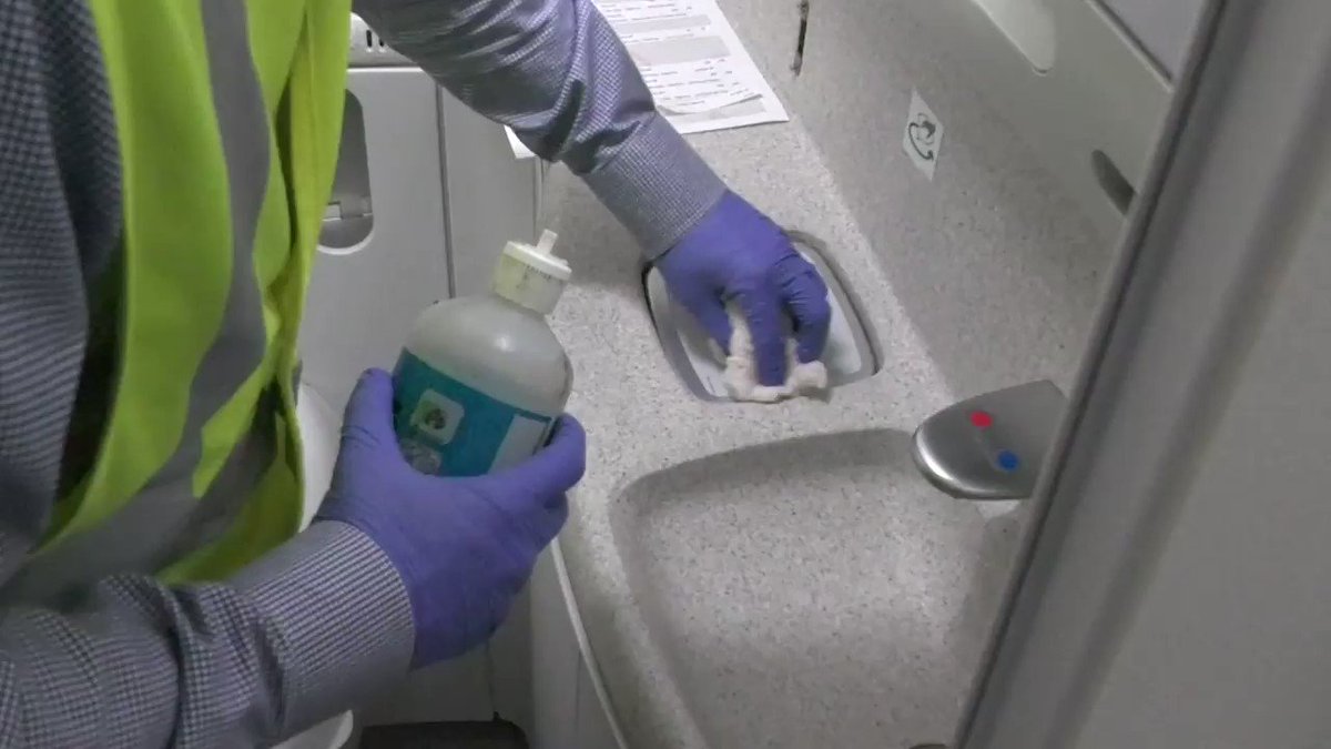 In a first-of-its-kind study with the @UArizonaCALS, we tested and validated our airplane cleaning recommendations against MS2, a live virus. This virus is safe for humans yet harder to kill than COVID-19.
Watch to learn about the test and results. https://t.co/wnrEJZKBC0