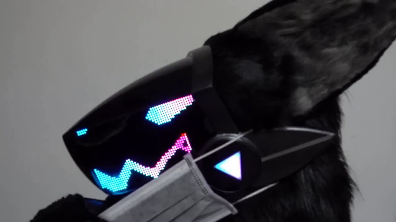 the RPF on X: [ sound on ] protogen mask with animated LED effects that  are in synch with wearer's mouth movement by @JtingF. #Mask #Cosplay  #CraftYourFandom  / X